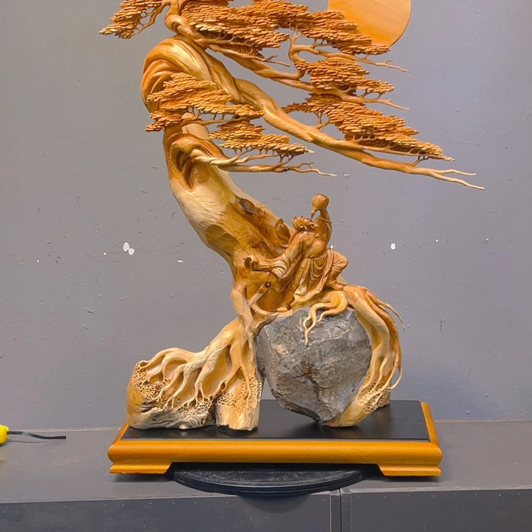 落***冬香榧木木雕艺术作品欣赏