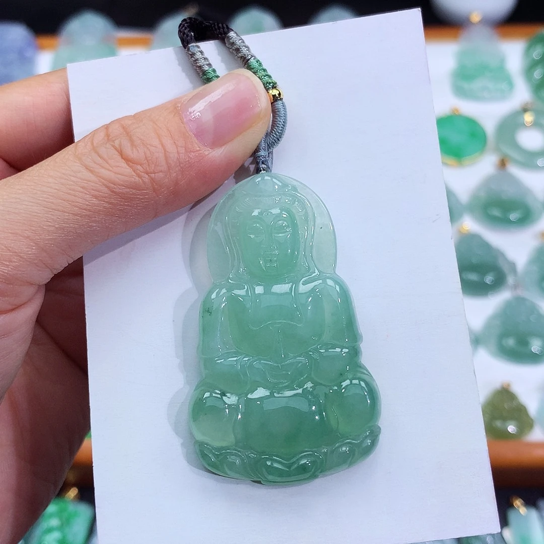 翡翠未镶嵌颈饰翡翠吊坠