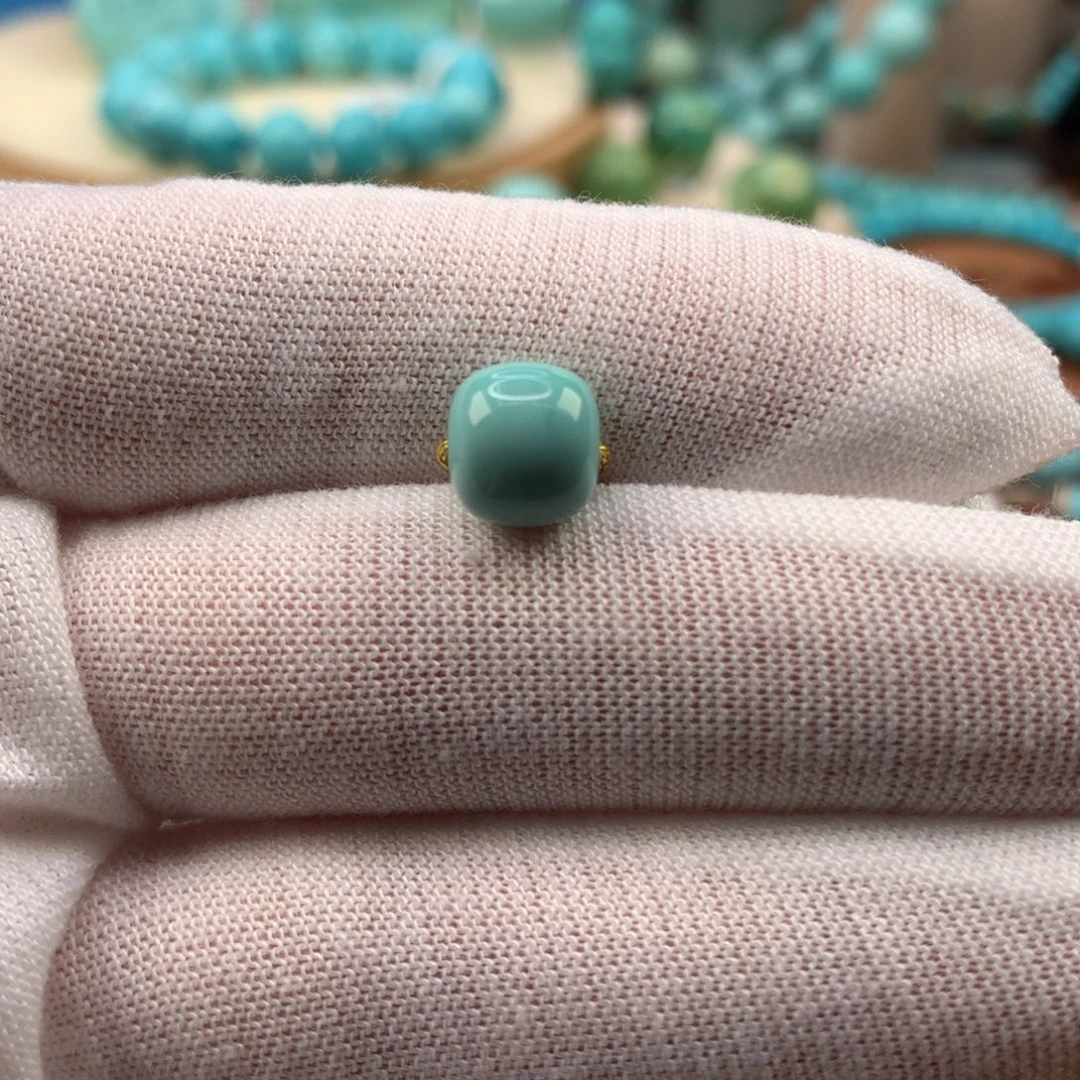 绿松石未镶嵌珠宝奇石8.7mm