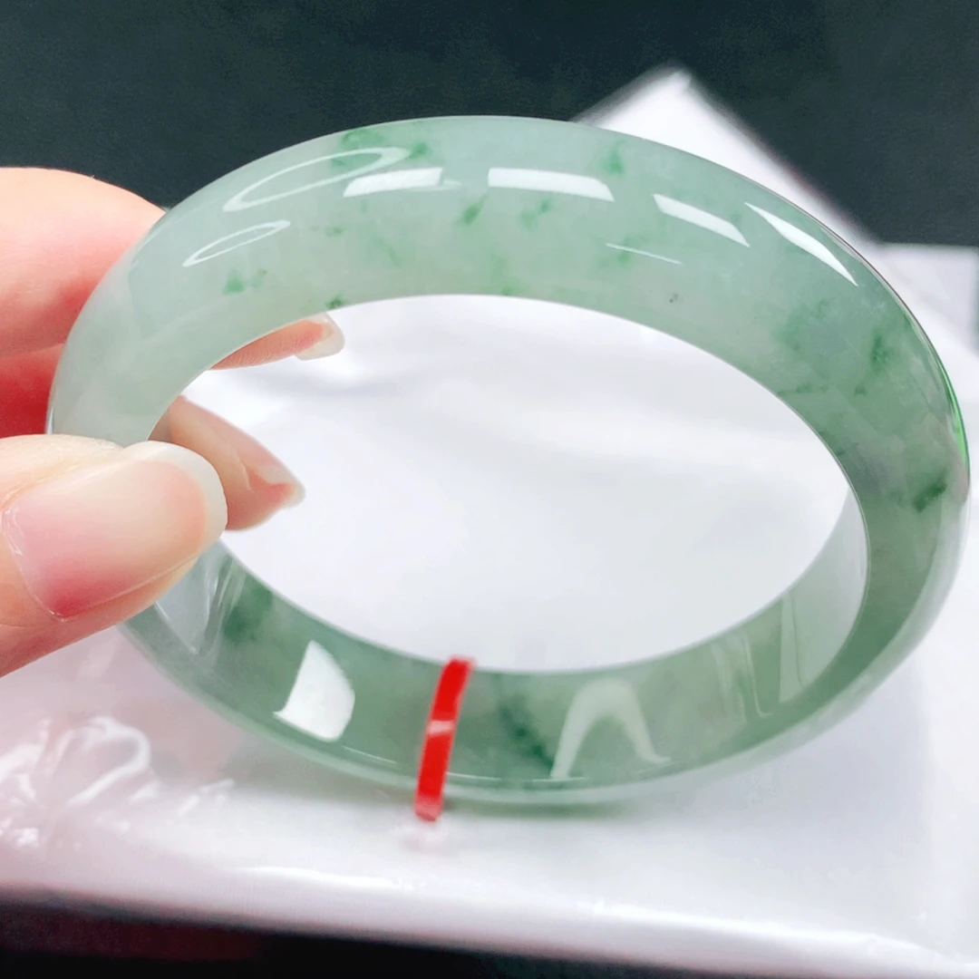 翡翠未镶嵌手镯59圈