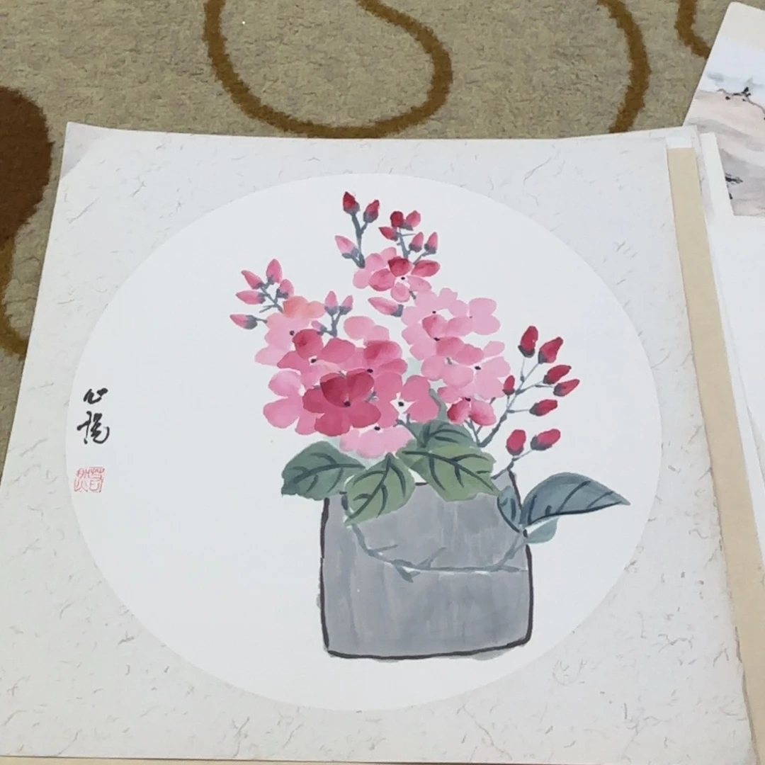 国画国画老师作品刘