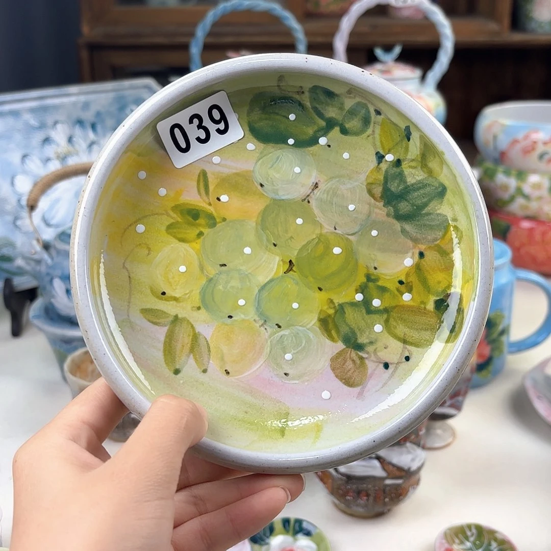 景德镇手绘高温釉下彩陶瓷茶具