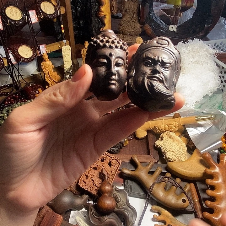 黑酸枝木类紫檀吊坠