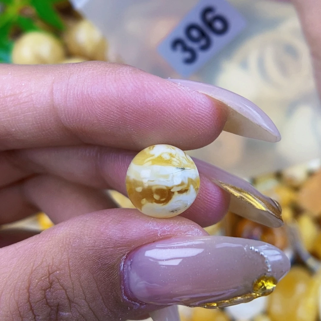 琥珀未镶嵌珠宝奇石11 粉