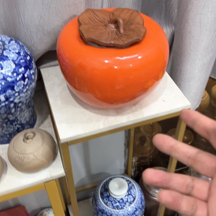 瑕疵福利品陶瓷茶叶罐介意勿拍