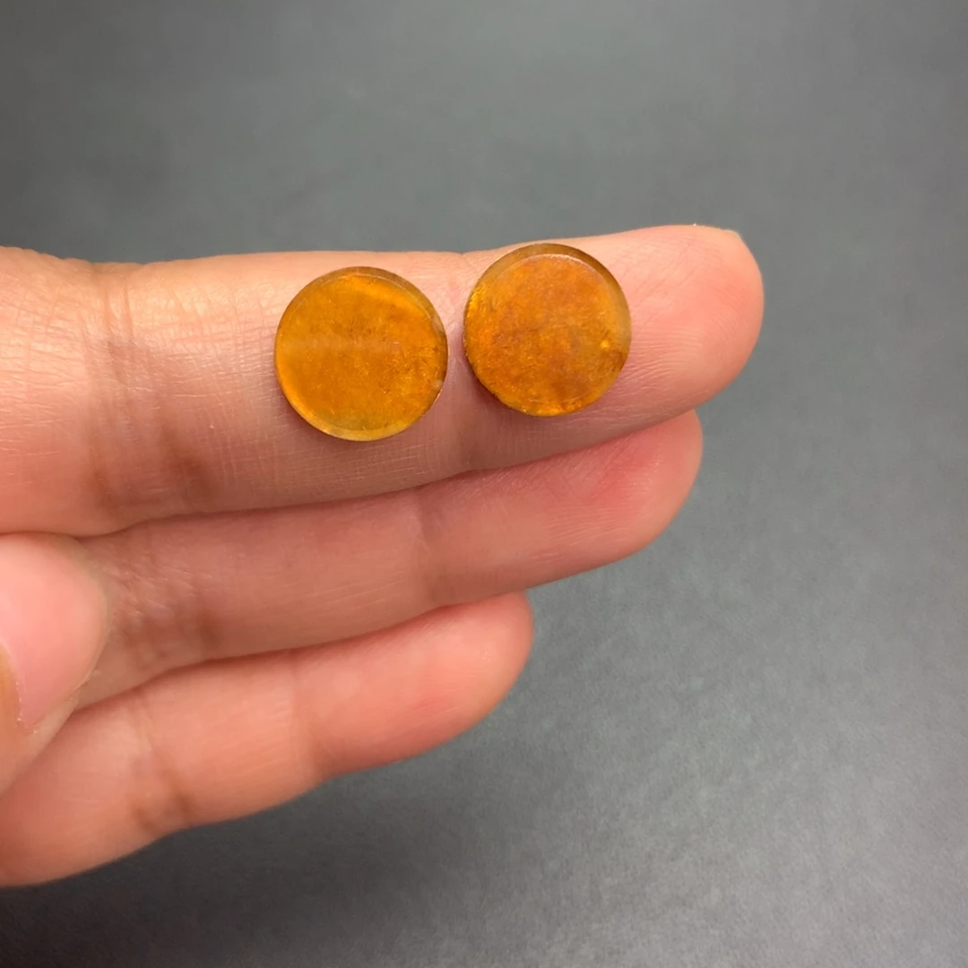 翡翠未镶嵌颈饰翡翠圆牌