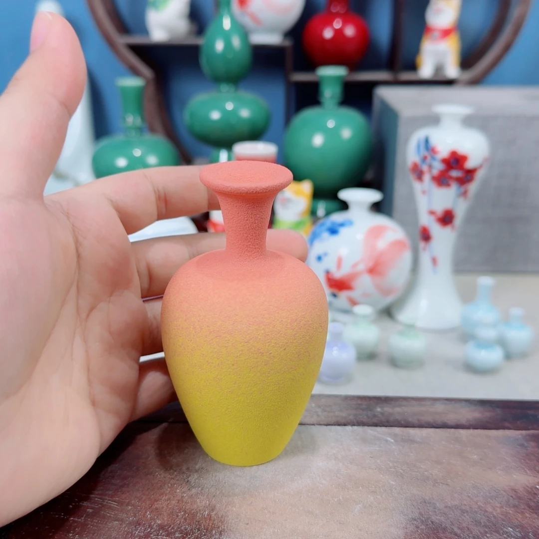 陶瓷手工小花器摆件