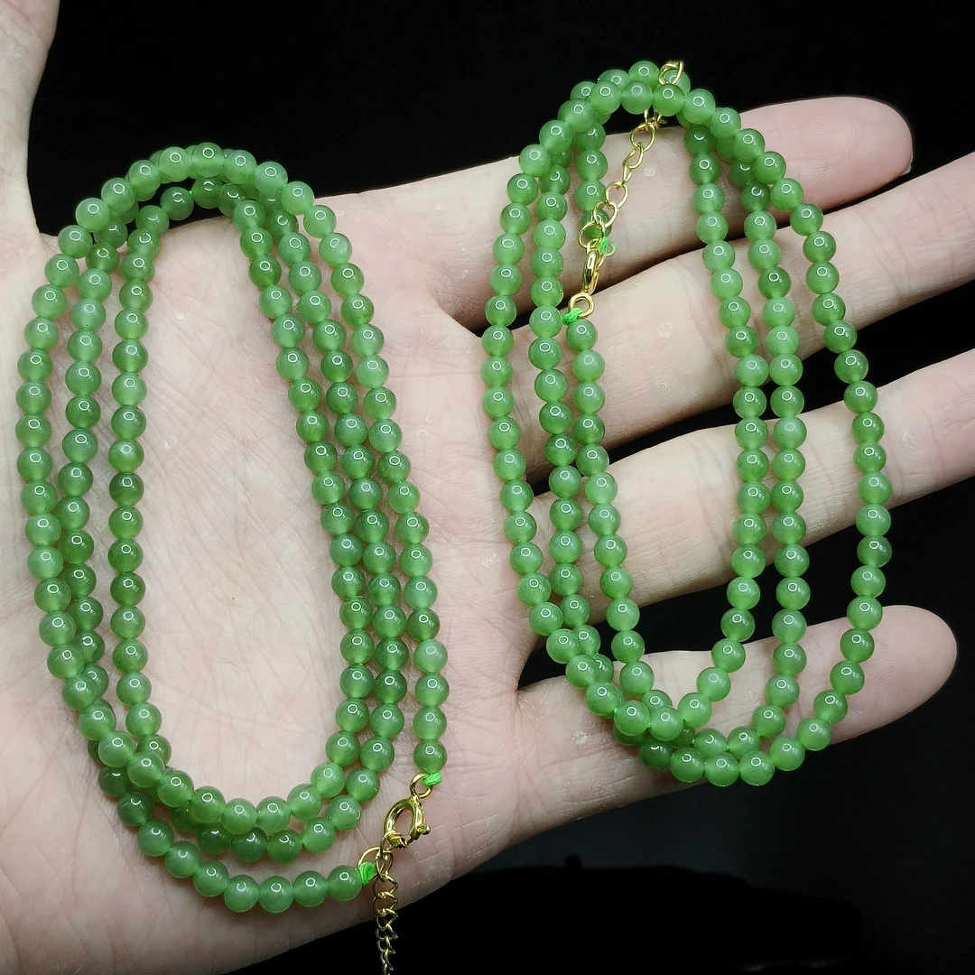 【东北哥精选】和田玉公主链H24【多样性发其一】 约3mm