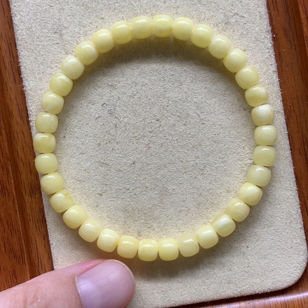 未镶嵌蜜蜡手链蜜蜡