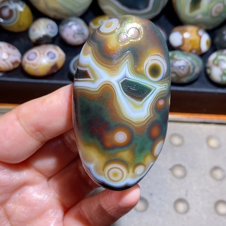 未镶嵌玛瑙/玉髓珠宝半成品22