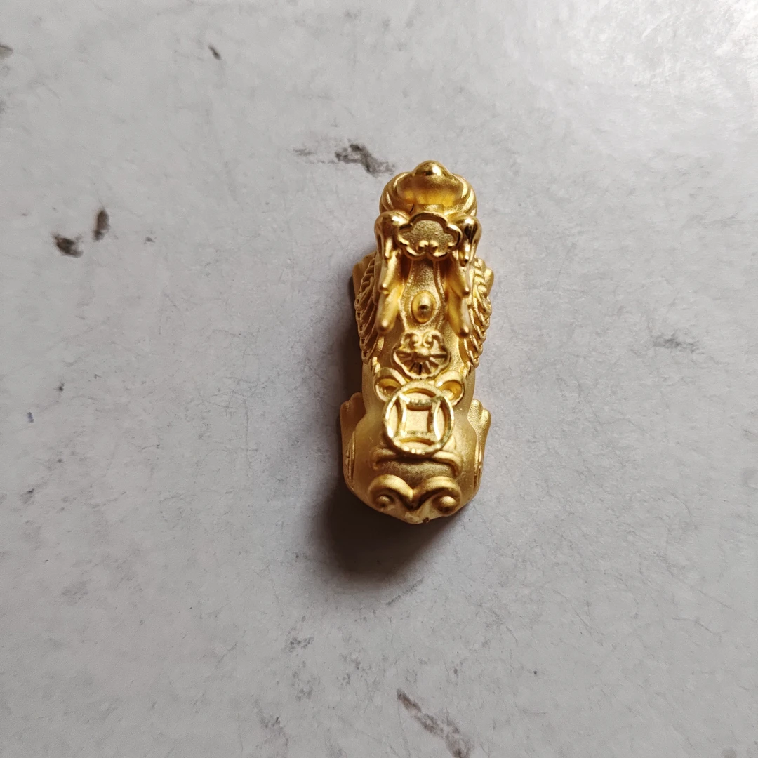 金元宝足金999貔貅珠子首饰