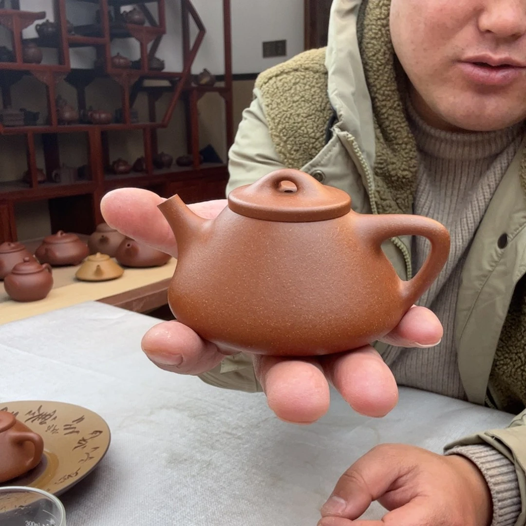 紫砂茶壶微瑕、石瓢150cc