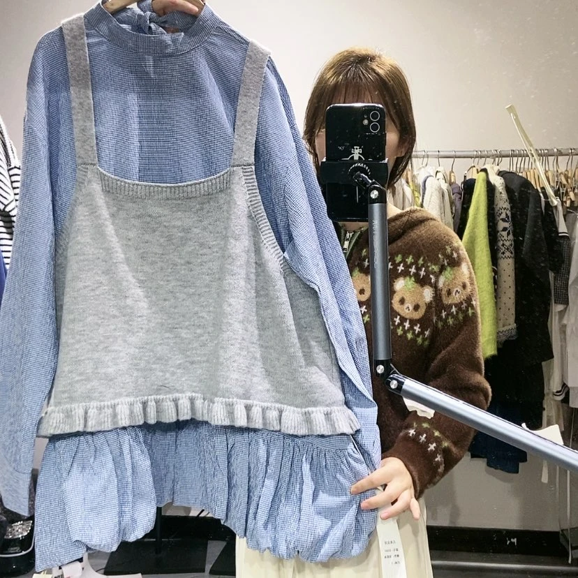 【闪购商品】格子裙子