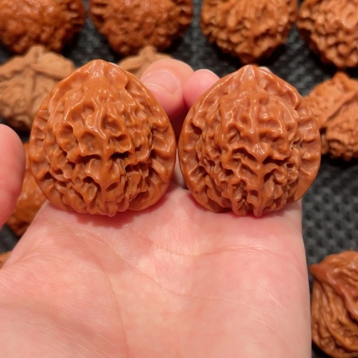 把件文玩核桃野生龙鳞