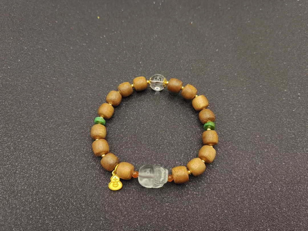 A1149【金汐】黄奇貔貅款手串