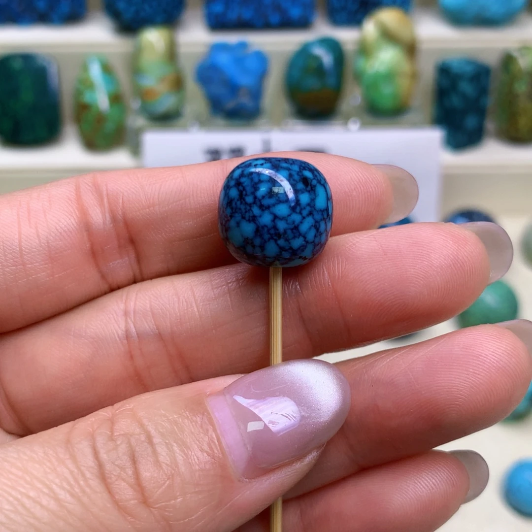 绿松石未镶嵌三彩随行