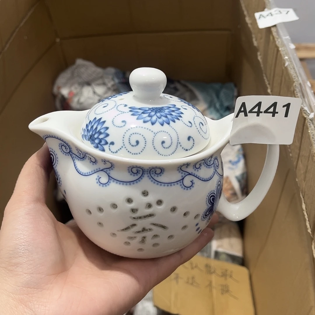 瓷片茶摆件工艺品摆件666