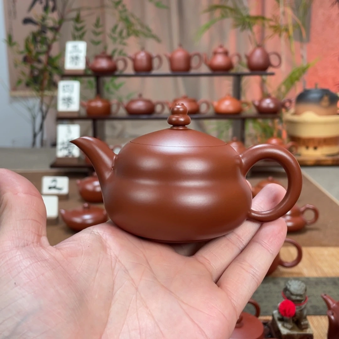 紫砂潮州手拉壶恒***迪超薄富贵