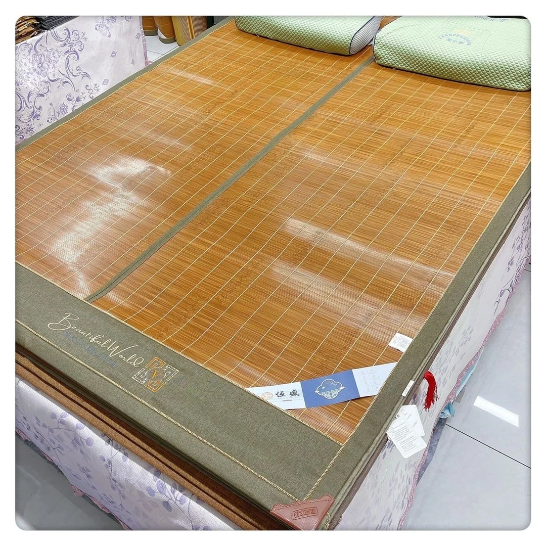 折叠式各种规格尺寸（定制）竹席优等品合格品双面款