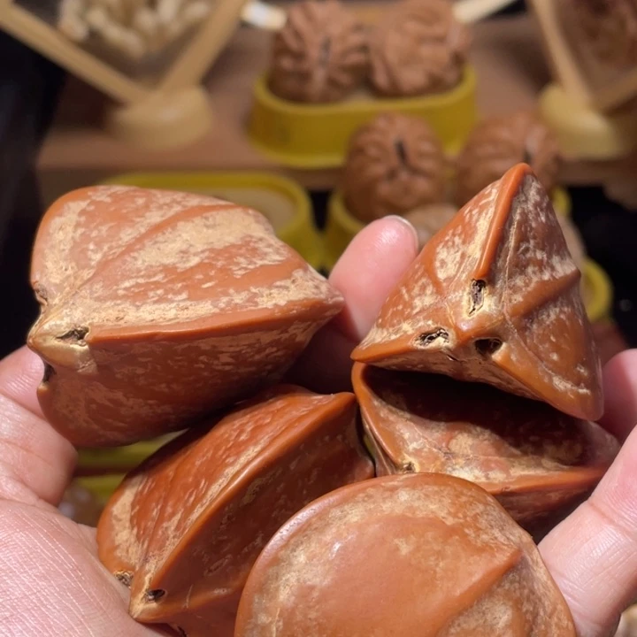 吊坠桃核三角橄榄核5个