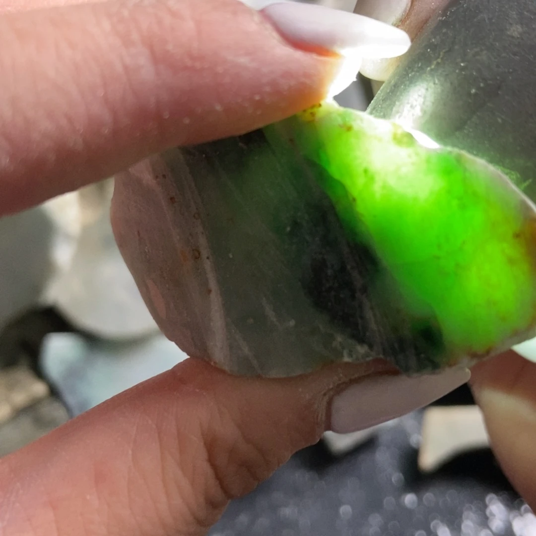 翡翠未镶嵌挂件天然翡翠