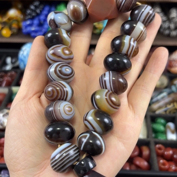 歡***囍玛瑙/玉髓颈饰未镶嵌