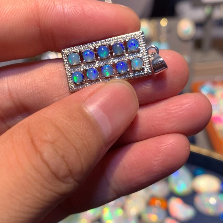 欧泊合金欧泊吊坠