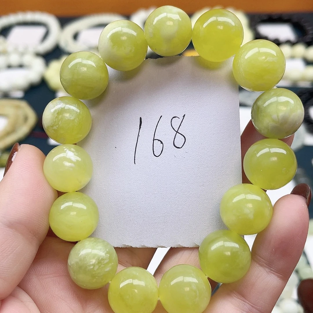 未镶嵌蛇纹石玉手链