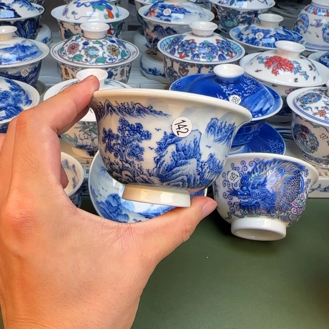 彦祖纯手工手绘茶具142