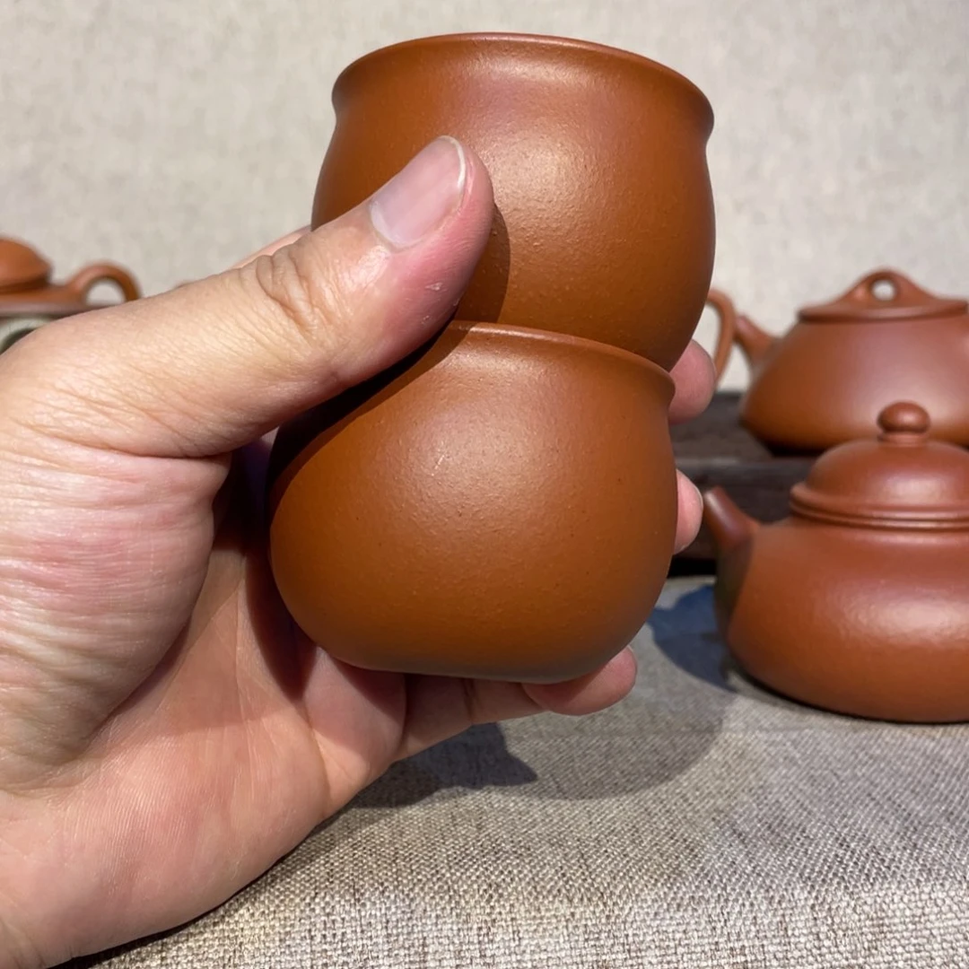 爱**使生砂生料朱泥主人杯