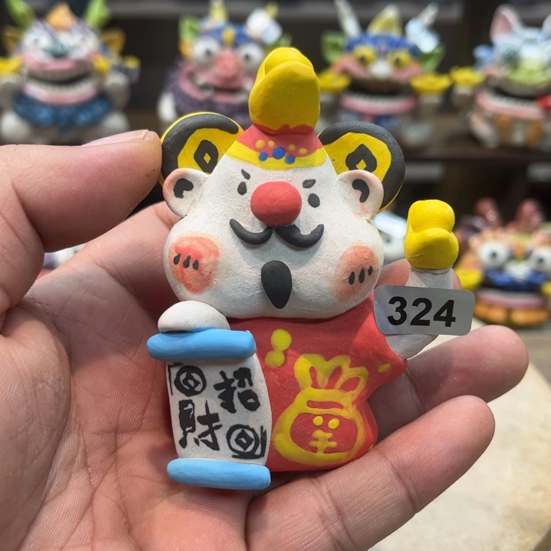 陶瓷纯手工抽象陶瓷摆件324