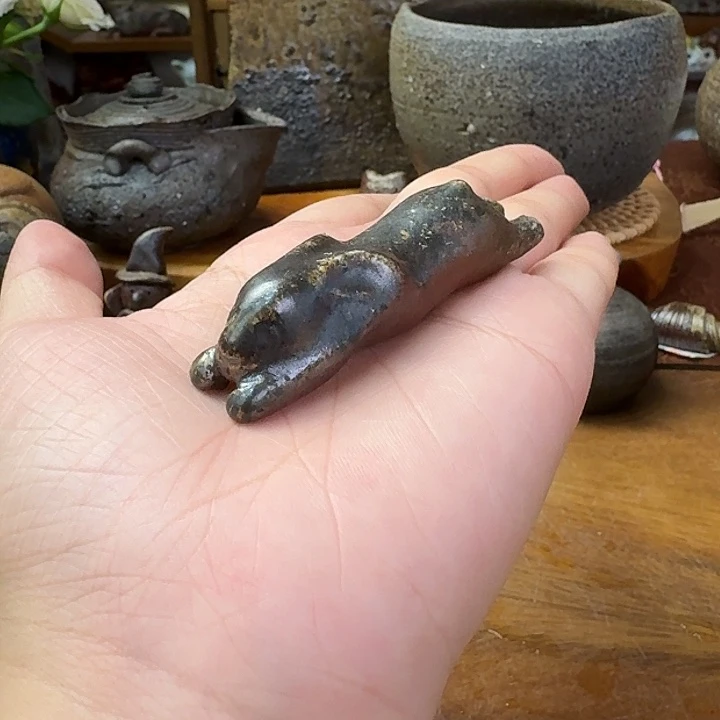 &***班陶吉窑口备前烧置物福利一口价