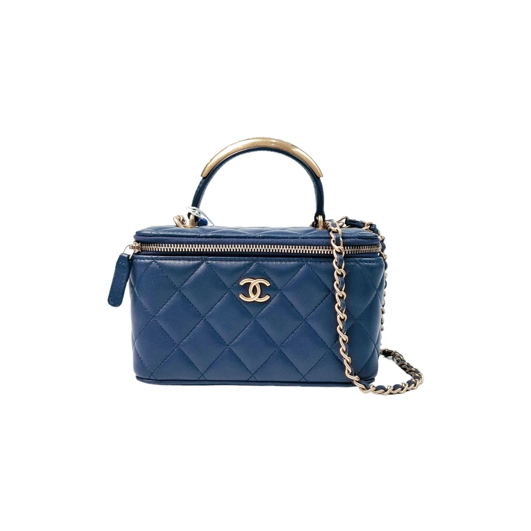 95新 香奈儿 安洁利严选链条手拿包/BK0155225 斜挎包