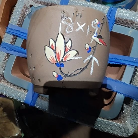 宜兴紫砂花盆清仓处理花盆