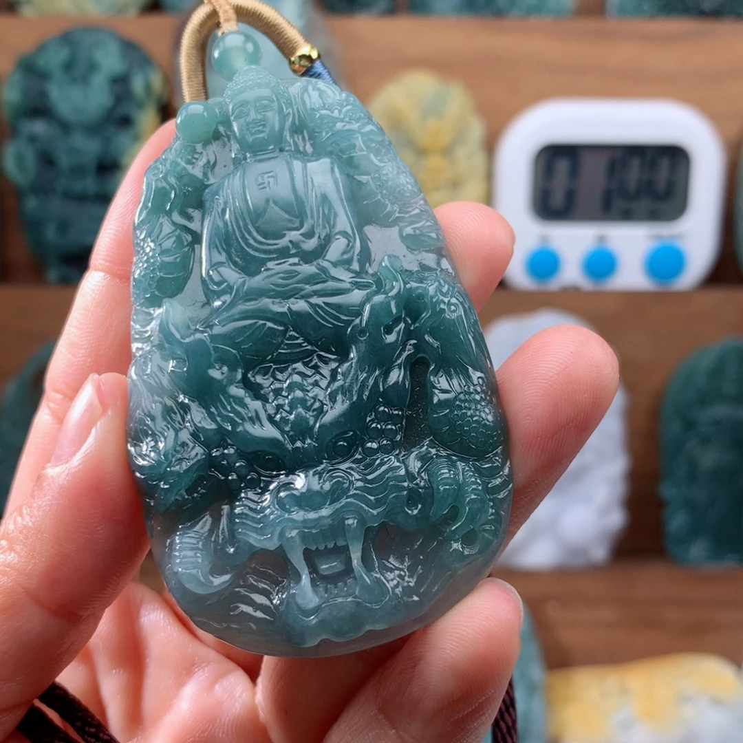 1***语定制翡翠未镶嵌翡翠