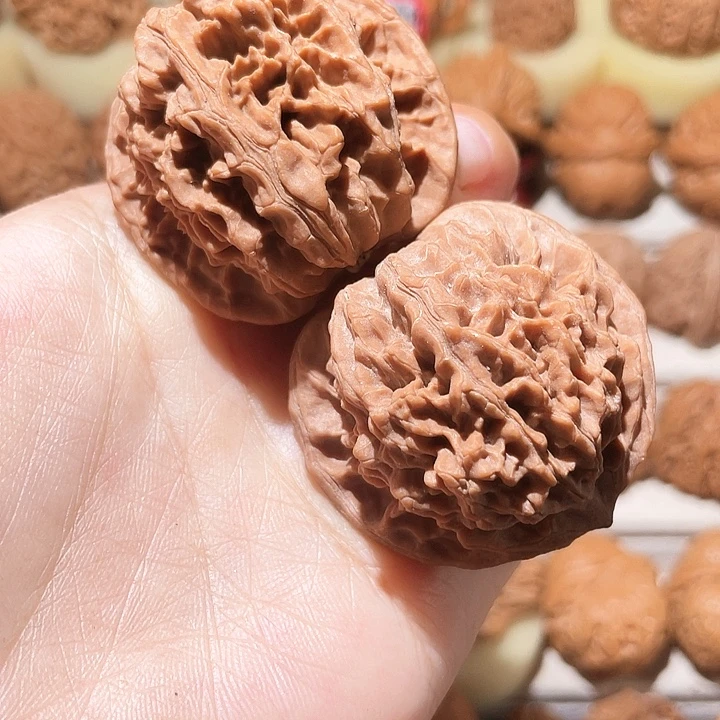 把件文玩核桃盘龙纹43尺全品