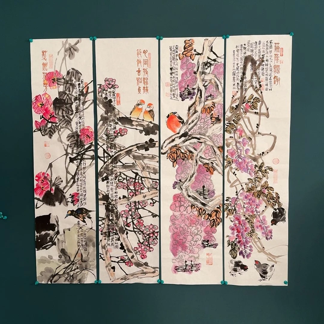 国画邹老师的作品