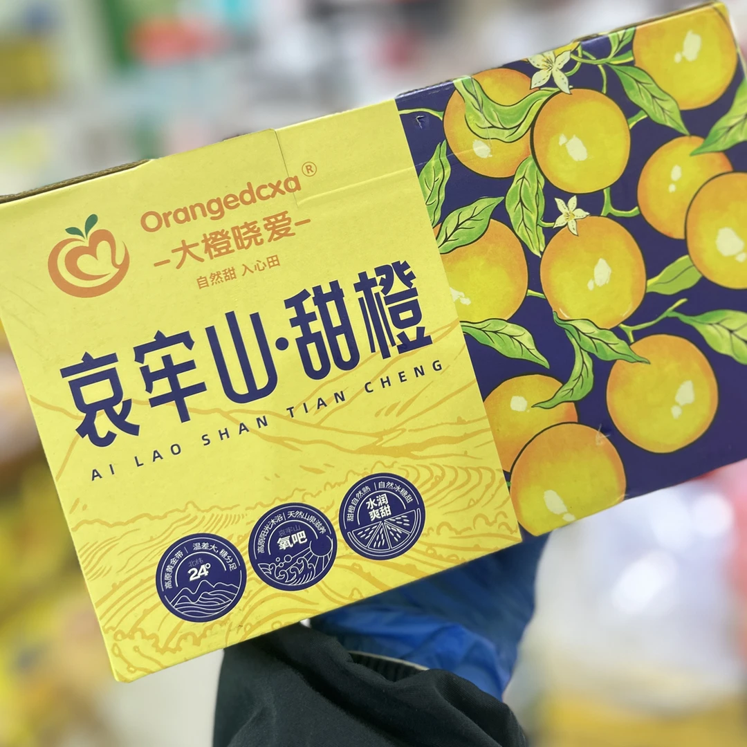 哀牢山甜橙一件（约2000g）