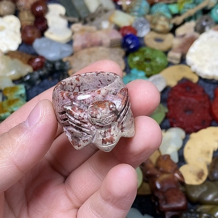 和田玉未镶嵌颈饰139