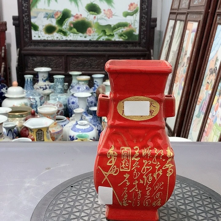 摆件陶博古架陶瓷摆件