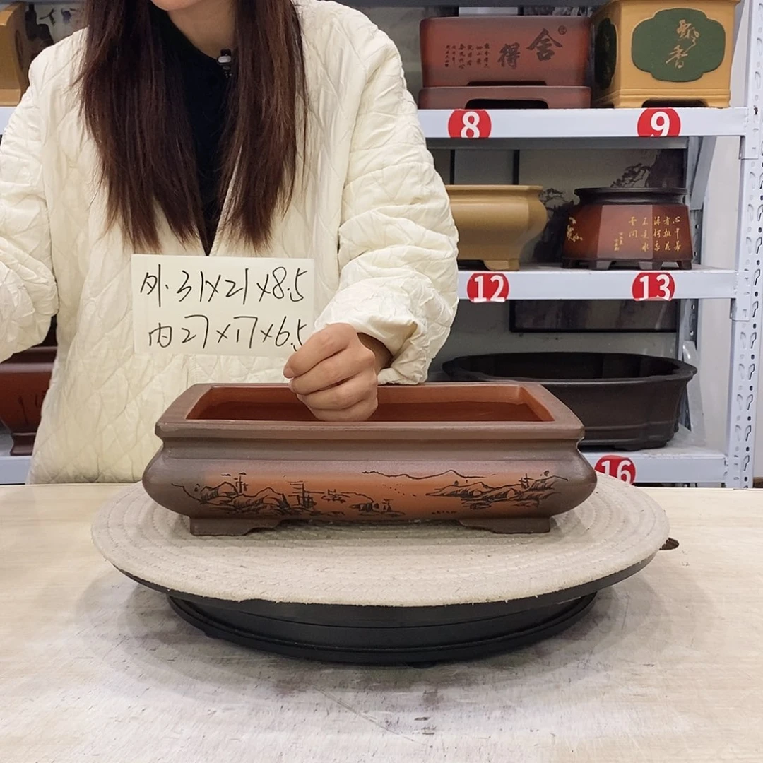 紫砂花盆紫砂花盆