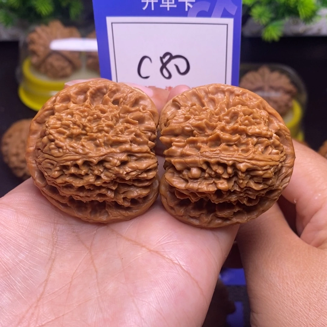 把件桃核45三角疆c80