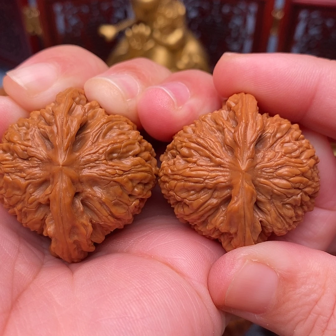 一***底把件文玩核桃39.8全南疆