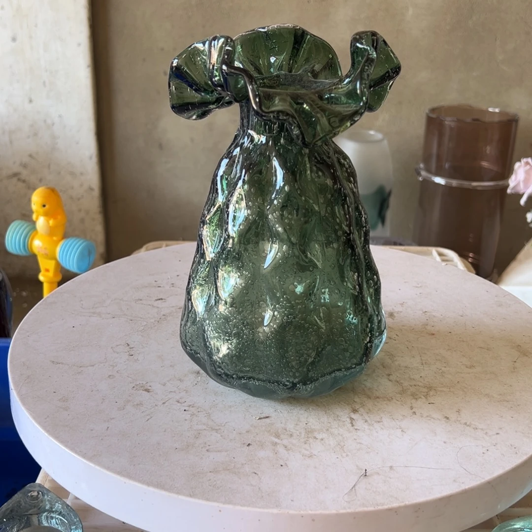 弘扬琉璃花器高度23