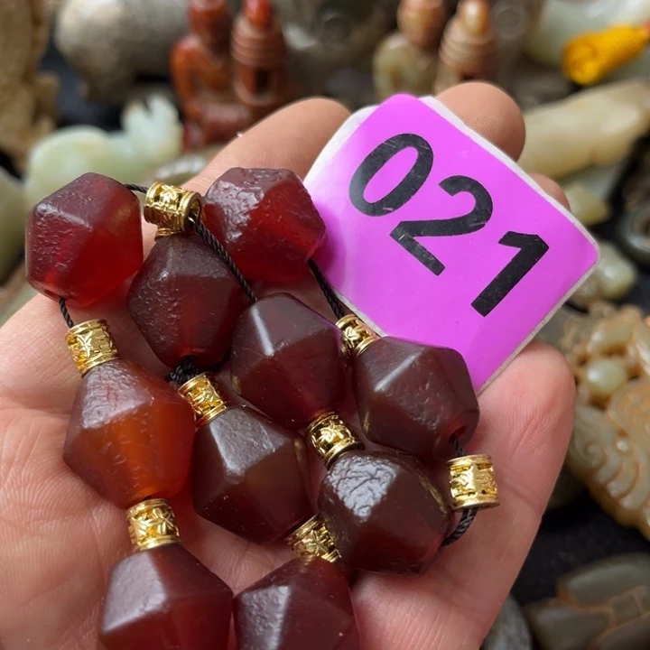 玛瑙/玉髓颈饰合金