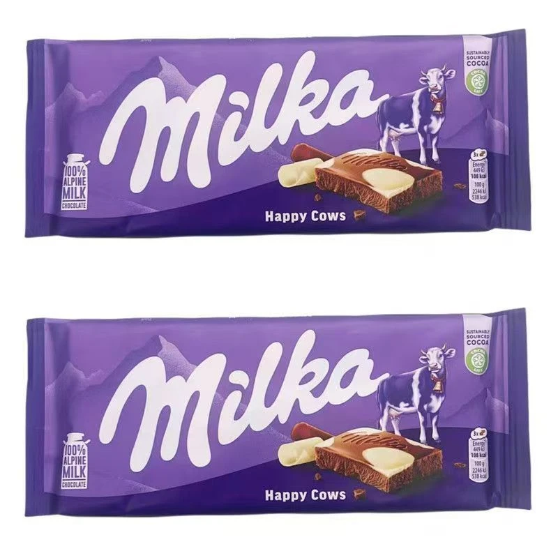 【到期25-9-20】3包MILKA妙卡巧克力牛奶小牛巧克力100g