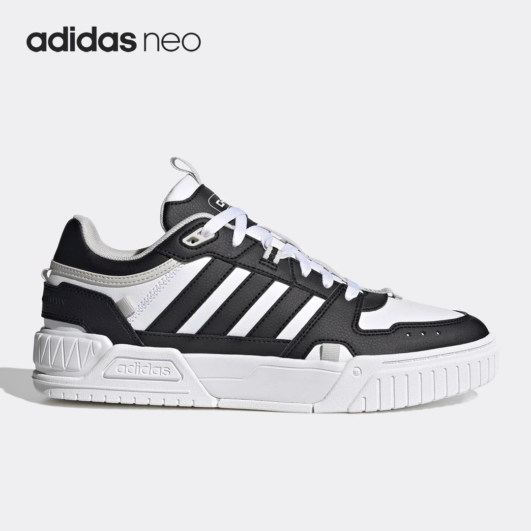 adidas阿迪达斯中性低帮拼接百搭休闲板鞋夏季小白鞋IG7586