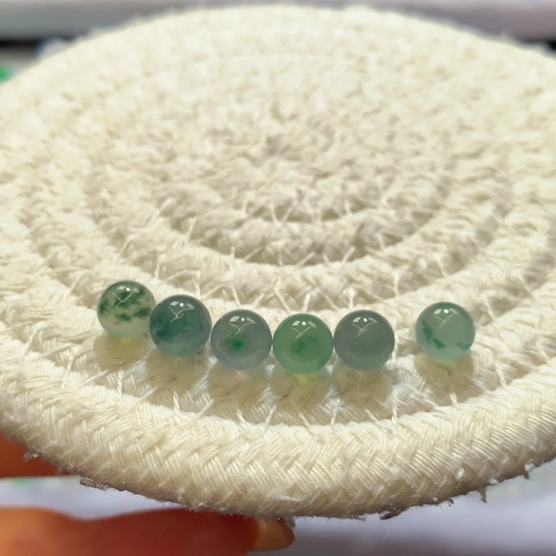 定制翡翠未镶嵌 毛货抛光定制 多样性发货