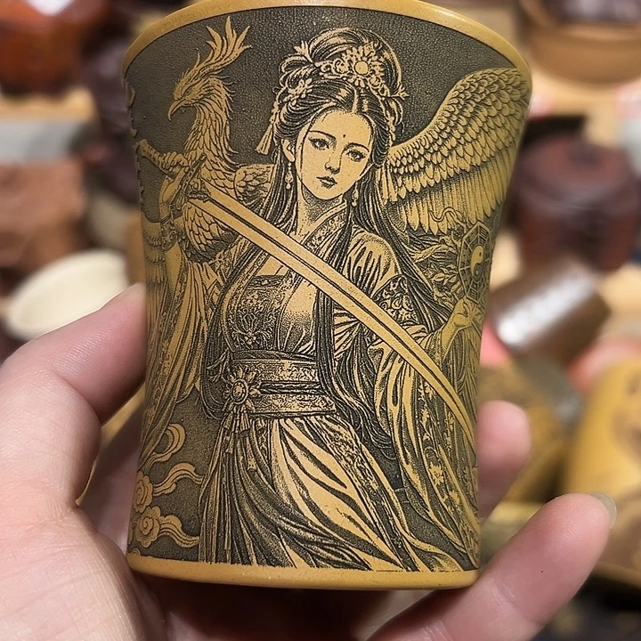 紫砂茶杯宜兴紫砂主人杯