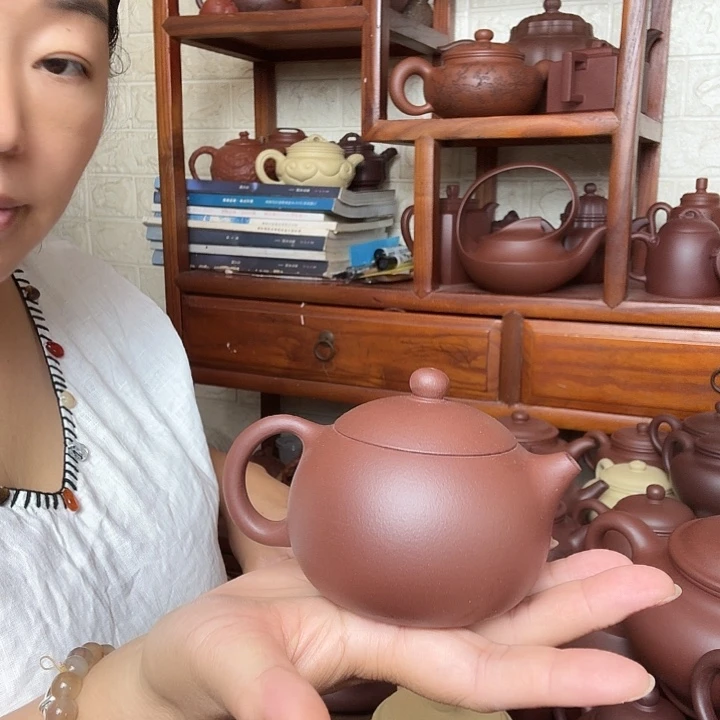 茶壶紫砂西施180cc半手工